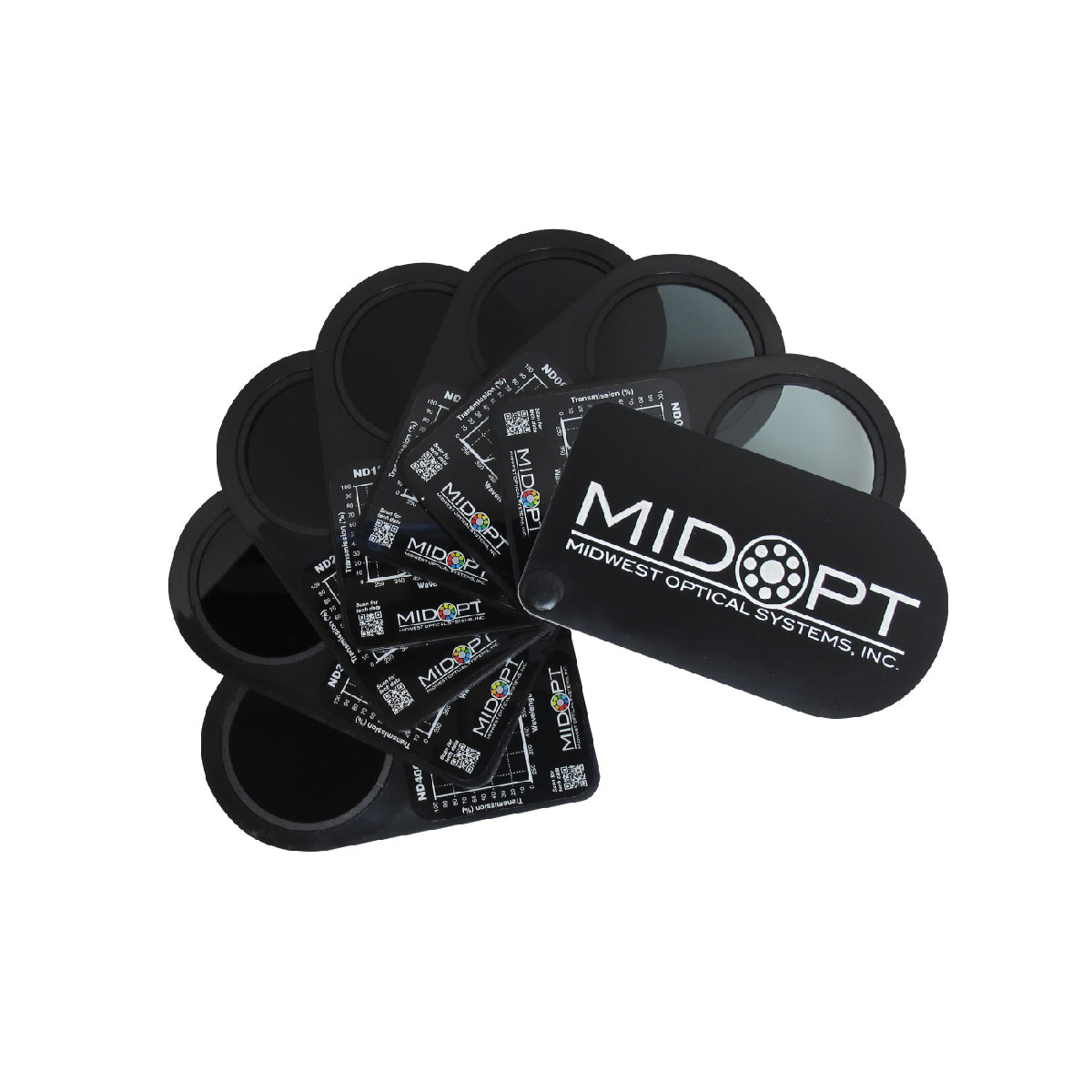 MidOpt NS100 Neutral Density Swatch Filter Kit