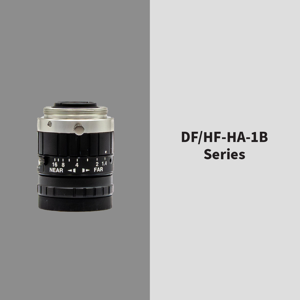 High-Resolution Lens, 9mm, 1.5MP, 2/3in, f/1.4-16, Anti-Shock & Vibration, Manual Iris, C Mount - Fujinon HF9HA-1S