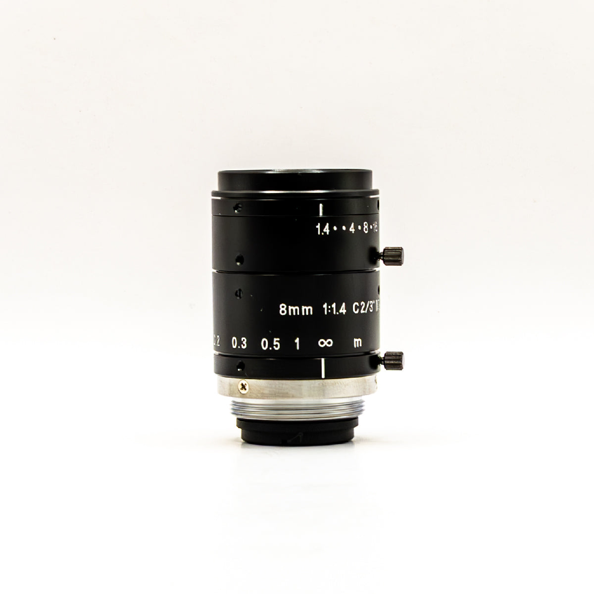 Fixed Focal Lens, 8mm, 6MP, 2/3in, f/1.4-16, C Mount, Japanese Engineered - GOYO GM6HR38014MCN