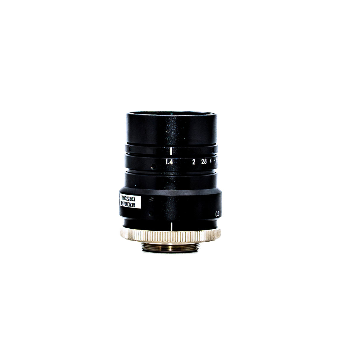 Fixed Focal Lens, 12.5mm, 1.5MP, 1in, f/1.4-16, C Mount, Japanese Engineered - GOYO GMHR412514MCN-1