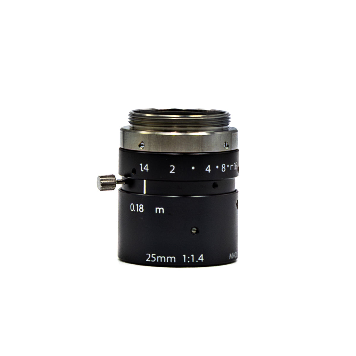 Fixed Focal Lens, 25mm, 5MP, 2/3in, f/1.4-16, C Mount, Japanese Engineered - GOYO GMR5HR32514MCN