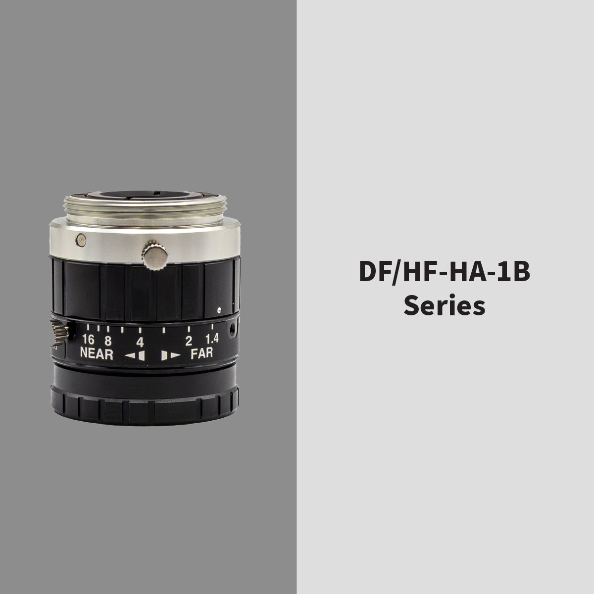 High-Resolution Lens, 12.5mm, 1.5MP, 2/3in, f/1.4-16, Anti-Shock & Vibration, Manual Iris, C Mount - Fujinon HF12.5HA-1S
