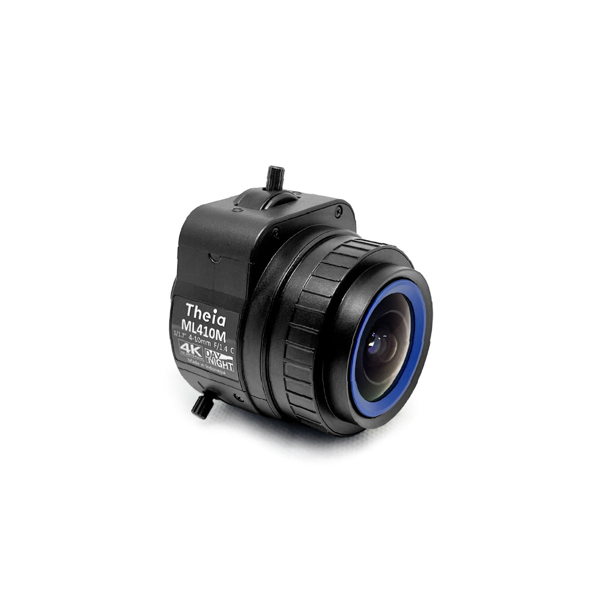 Theia - ML410M 4-10mm, 12MP/4K, 1/1.7in, f/1.4-Close, Day/Night, Manual Iris, C Mount Lens
