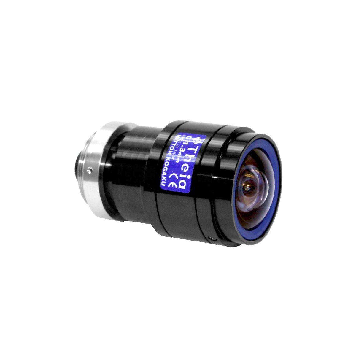 Theia - MY125M-E 1.3mm, 5MP, 1/2.5in, f/1.8-Close, Ultra-Wide, Low-Distortion Lens, Manual Iris, C Mount Ruggedized