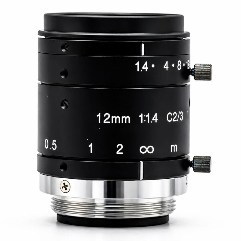 Fixed Focal Lens, 12mm, 6MP, 2/3in, f/1.4-16, C Mount, Japanese Engineered - GOYO GM6HR31214MCN