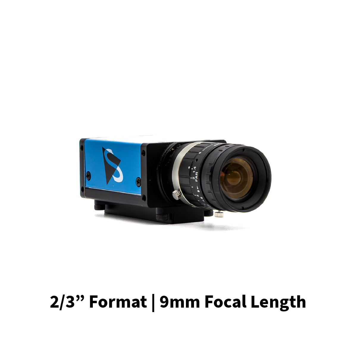 High-Resolution Lens, 9mm, 1.5MP, 2/3in, f/1.4-16, Anti-Shock & Vibration, Manual Iris, C Mount - Fujinon HF9HA-1S