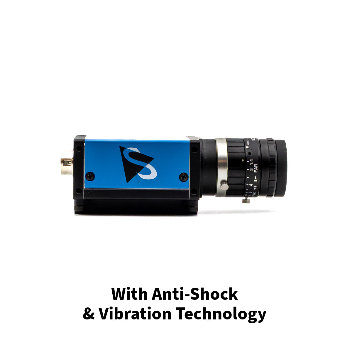 High-Resolution Lens, 9mm, 1.5MP, 2/3in, f/1.4-16, Anti-Shock & Vibration, Manual Iris, C Mount - Fujinon HF9HA-1S