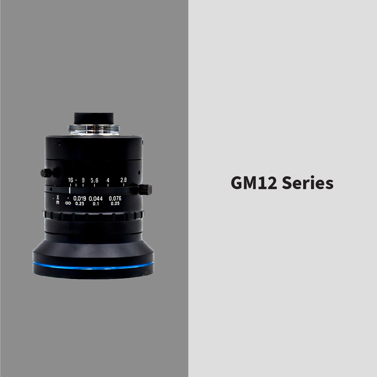 GOYO - GM12HR30528MCN, 5mm, 12MP, 2/3in, f/2.8-22, Fixed Focal Lens, C Mount