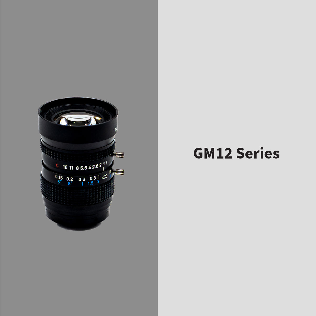 GOYO - GM12HR312514MCN, 12.5mm, 12MP, 2/3in, f/1.4-Close, Fixed Focal Lens, C Mount