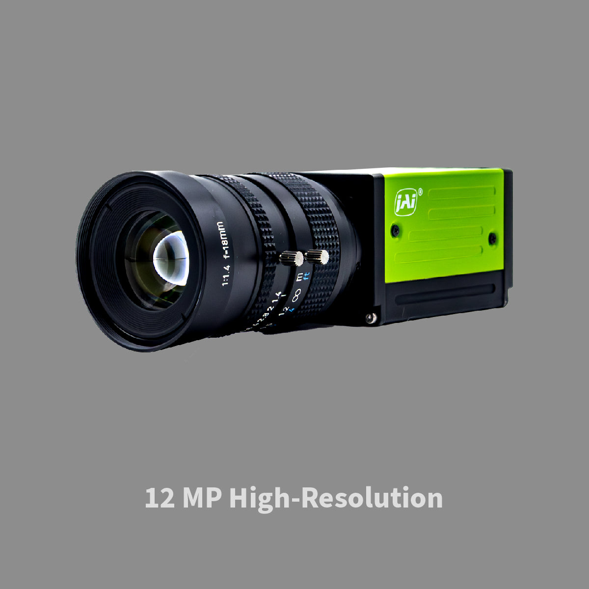 GOYO - GM12HR31814MCN, 18mm, 12MP, 2/3in, f/1.4-Close, Fixed Focal Lens, C Mount