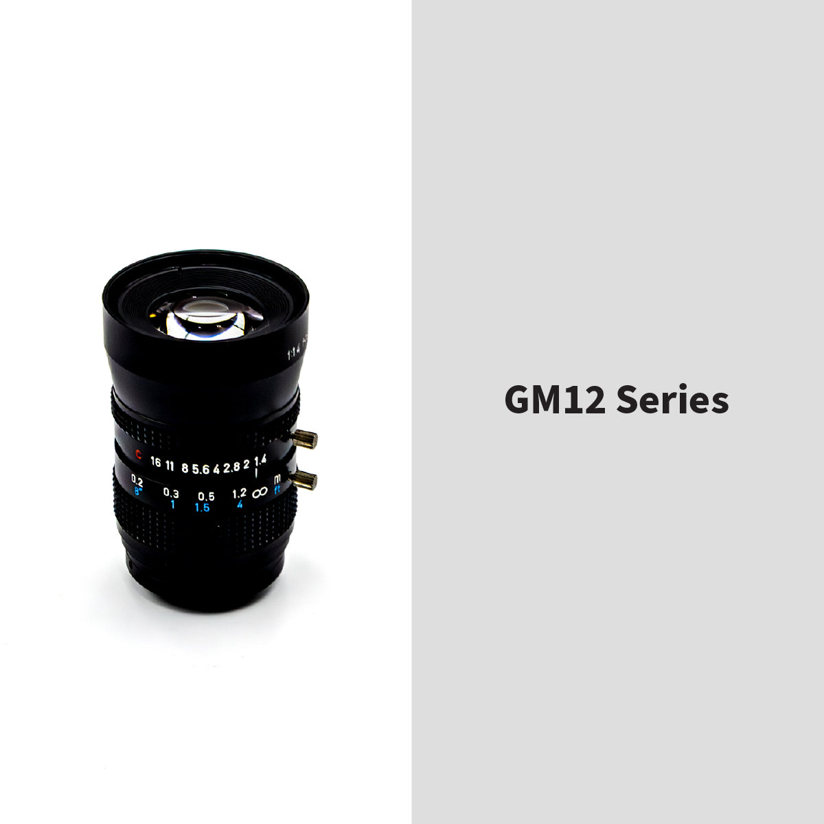 GOYO - GM12HR31814MCN-1, 18mm, 12MP, 2/3in, f/1.4-Close, Fixed Focal Lens, C Mount
