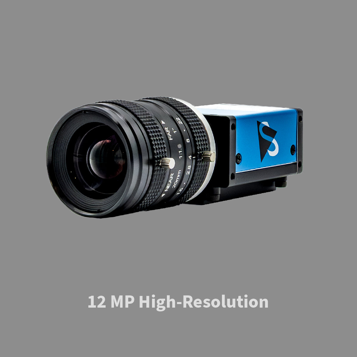 GOYO - GM12HR42016MCN, 20mm, 12MP, 1in, f/1.6-22, Fixed Focal Lens, C Mount