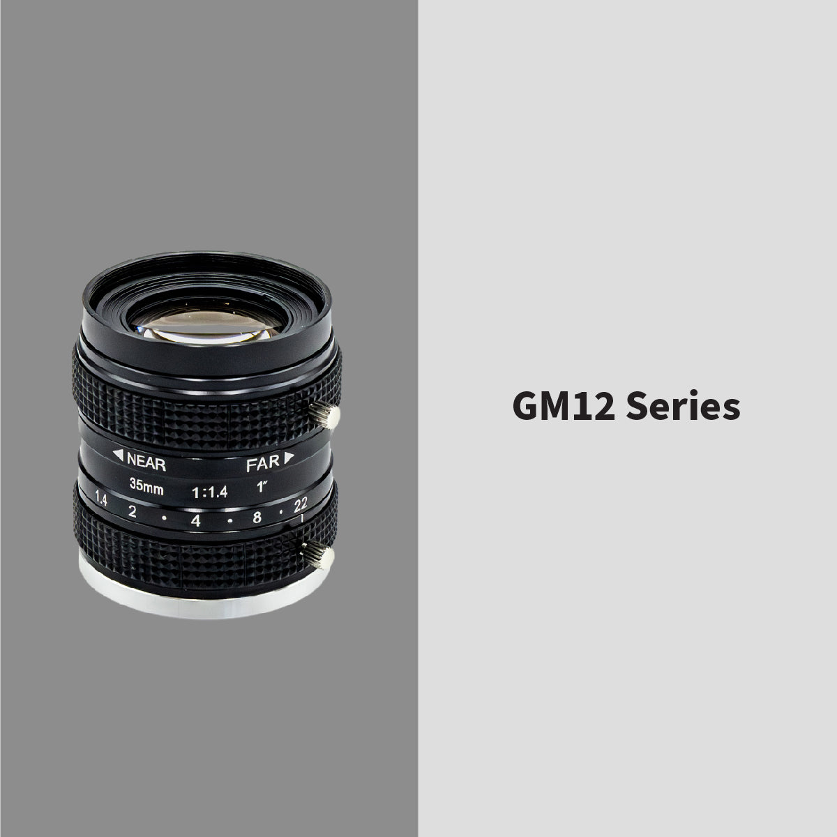 GOYO - GM12HR43514MCN, 35mm, 12MP, 1in, f/1.4-22, Fixed Focal Lens, C Mount