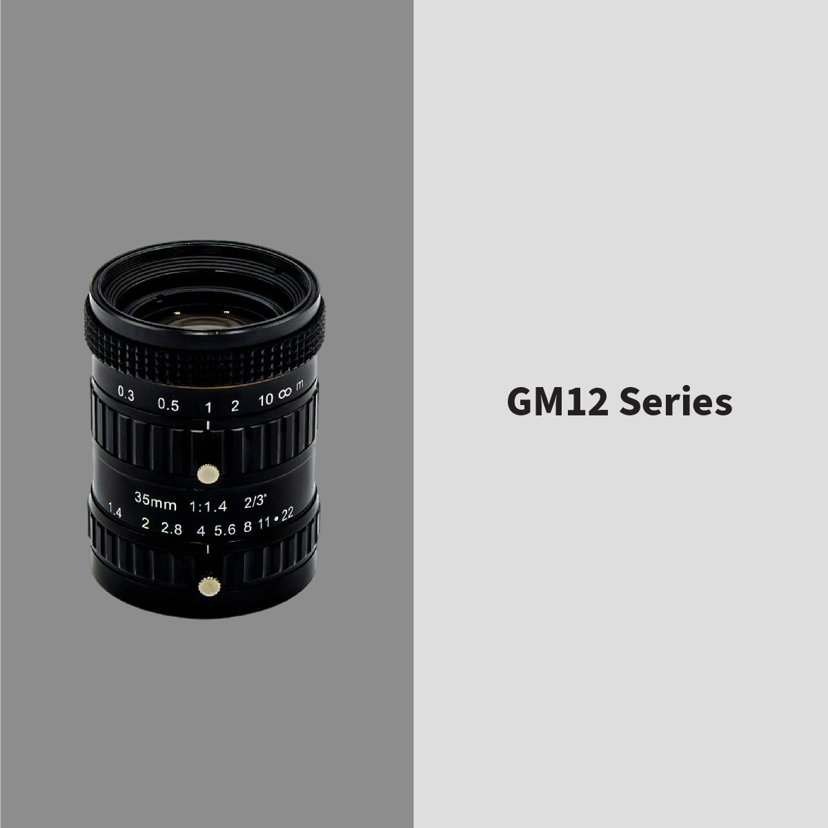 GOYO - GM12HR53514MCN, 35mm, 12MP, 1.1in, f1.4-16, Fixed Focal Lens, C Mount