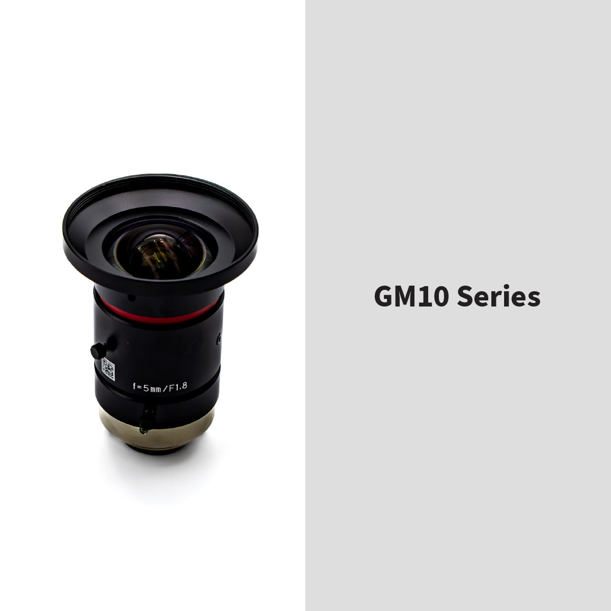 GOYO - GM10HR30518MCN, 5mm, 10MP, 2/3in, f/1.8-16, Fixed Focal Lens, C Mount