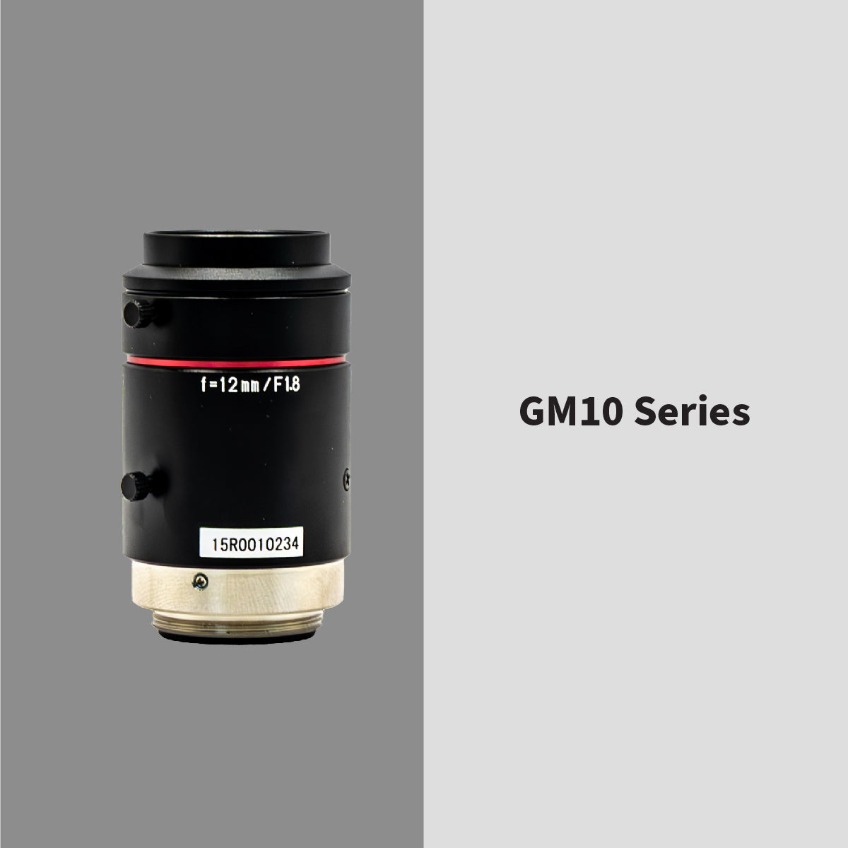 GOYO - GM10HR31218MCN, 12mm, 10MP, 2/3in, f/1.8-11, Fixed Focal Lens, C Mount