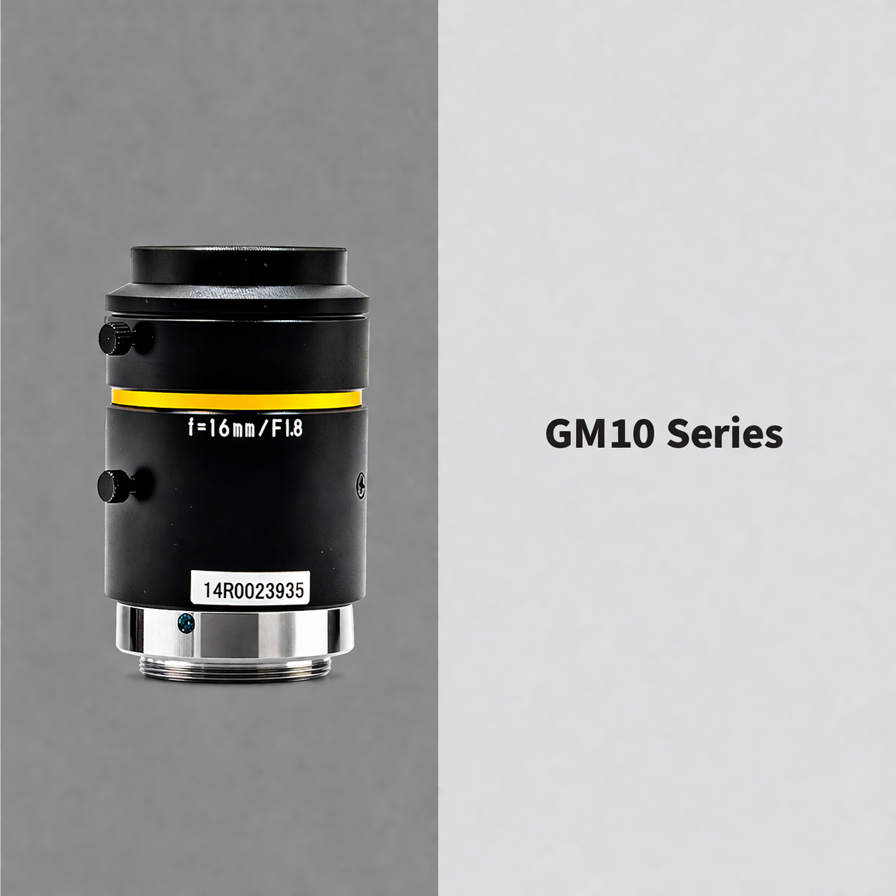Fixed Focal Lens, 25mm, 10MP, 2/3in, f/1.8-16, C Mount, Japanese Engineered - GOYO GM10HR32518MCN