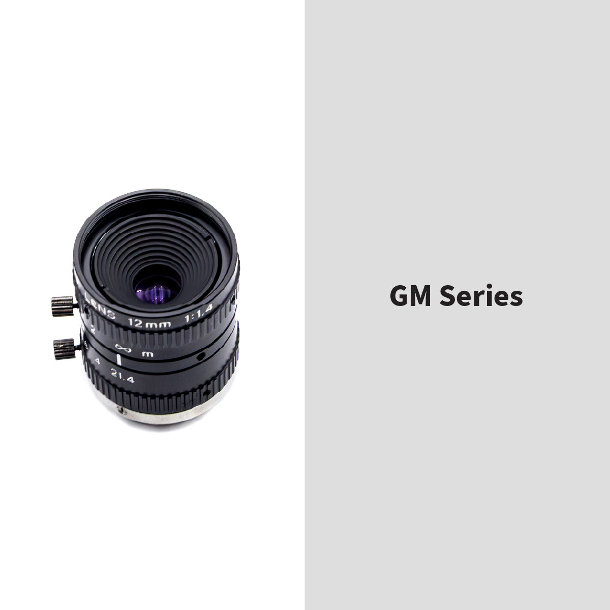 GOYO - GM21214MCN, 12mm, 1/2in, f/1.4-Close, Fixed Focal Lens, C Mount