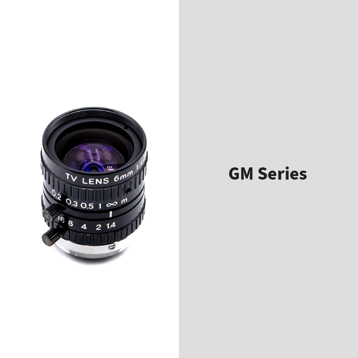 GOYO - GM26014MCN, 6mm, 1/2in, f/1.4-Close, Fixed Focal Lens, C Mount