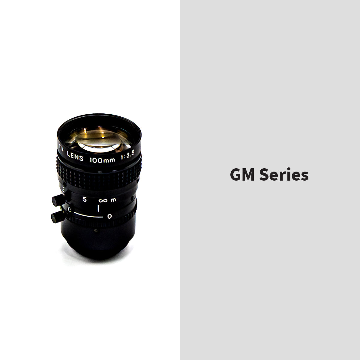 GOYO - GM310035MCN, 100mm, 2/3in, f/3.5-Close, Fixed Focal Lens, C Mount