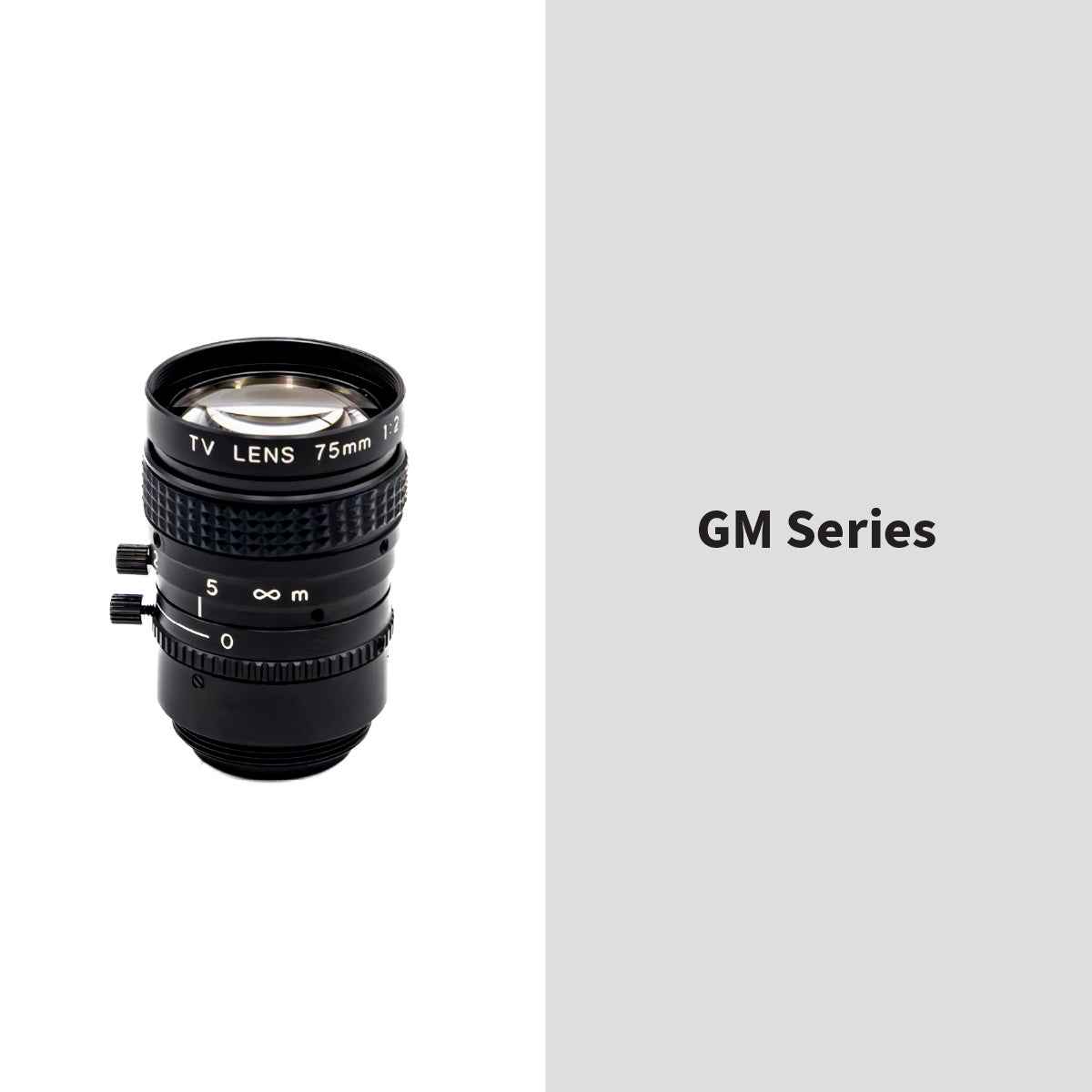 GOYO - GM37527MCN, 75mm, 2/3in, f/2.7-Close, Fixed Focal Lens, C Mount