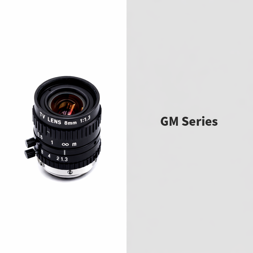 Fixed Focal Lens, 8mm, 2/3in, f/1.3-Close, C Mount, Japanese Engineered - GOYO GM38013MCN-1