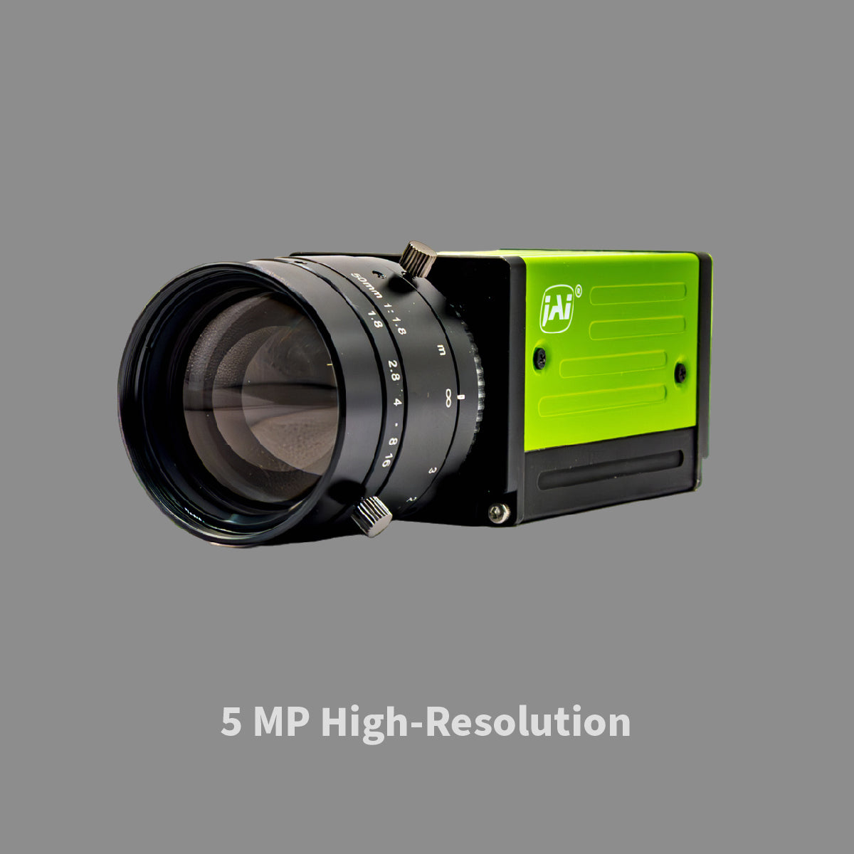 GOYO - GMD5HR45018MCN, 50mm, 5MP, 1in, f/1.8-16, Fixed Focal Lens, C Mount