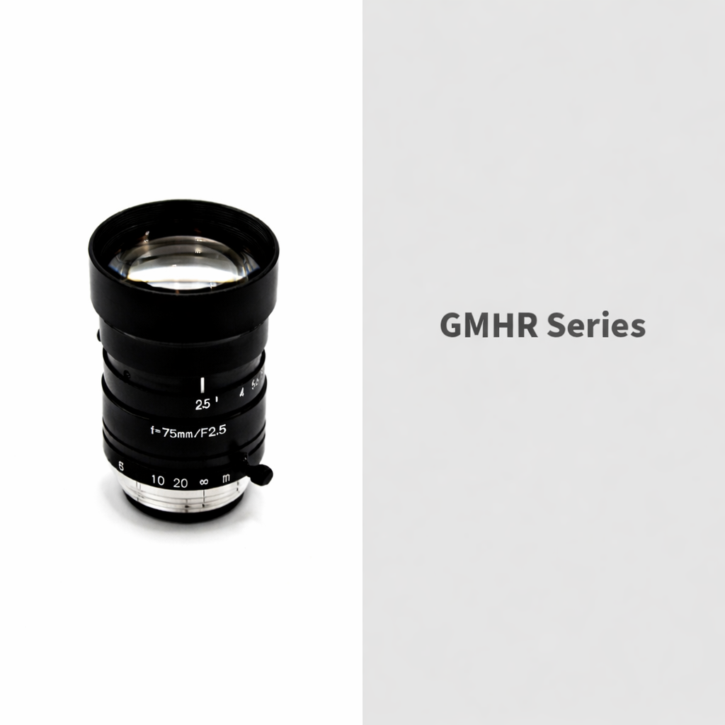 75mm, 1.5MP, 1/3in, f/2.5-16, Fixed Focal Lens, C Mount - GOYO GMHR37525MCN