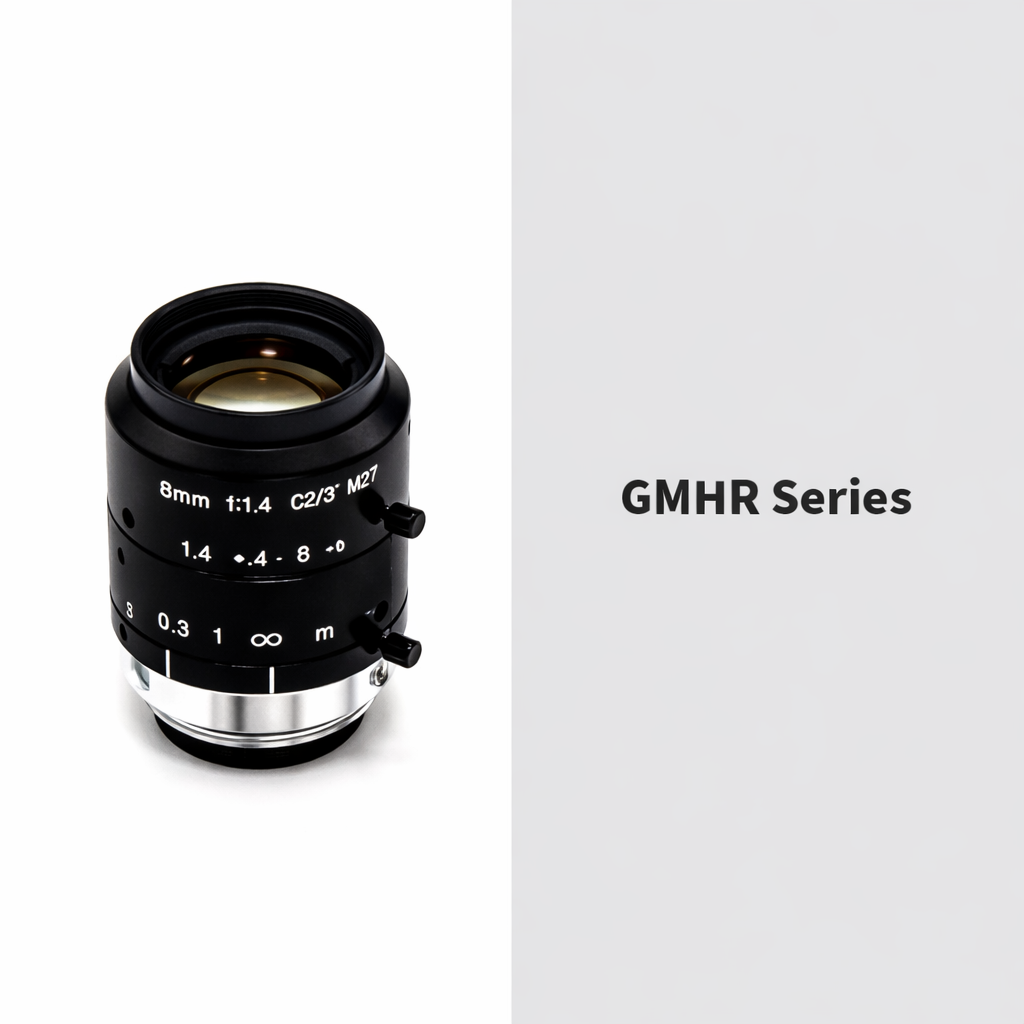 Fixed Focal Lens, 8mm, 1.5MP, 2/3in, f/1.4-Close, C Mount, Japanese Engineered - GOYO GMHR38014MCN-1