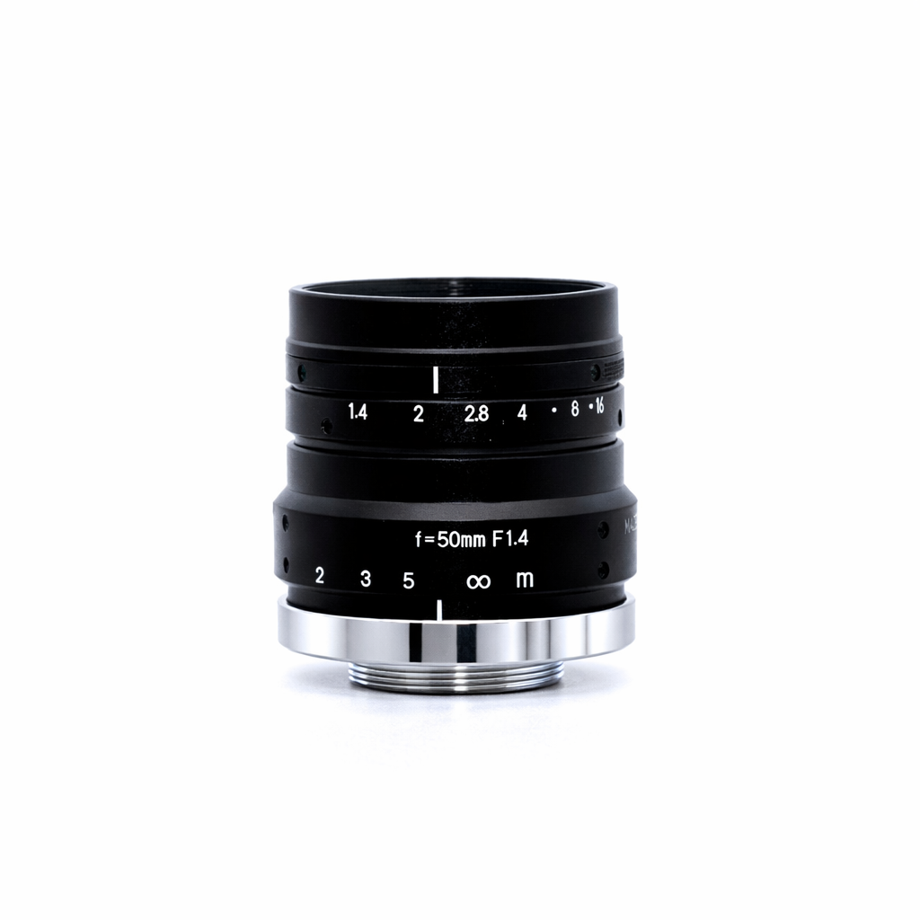 Fixed Focal Lens, 50mm, 1.5MP, 1in, f/1.4-16, C Mount, Japanese Engineered - GOYO GMHR45014MCN
