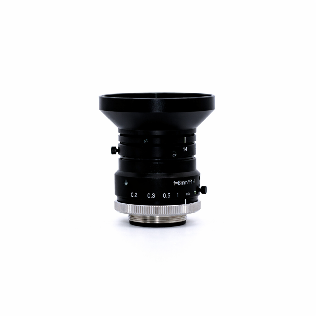 Fixed Focal Lens, 8mm, 1.5MP, 1in, f/1.4-16, C Mount, Japanese Engineered - GOYO GMHR48014MCN