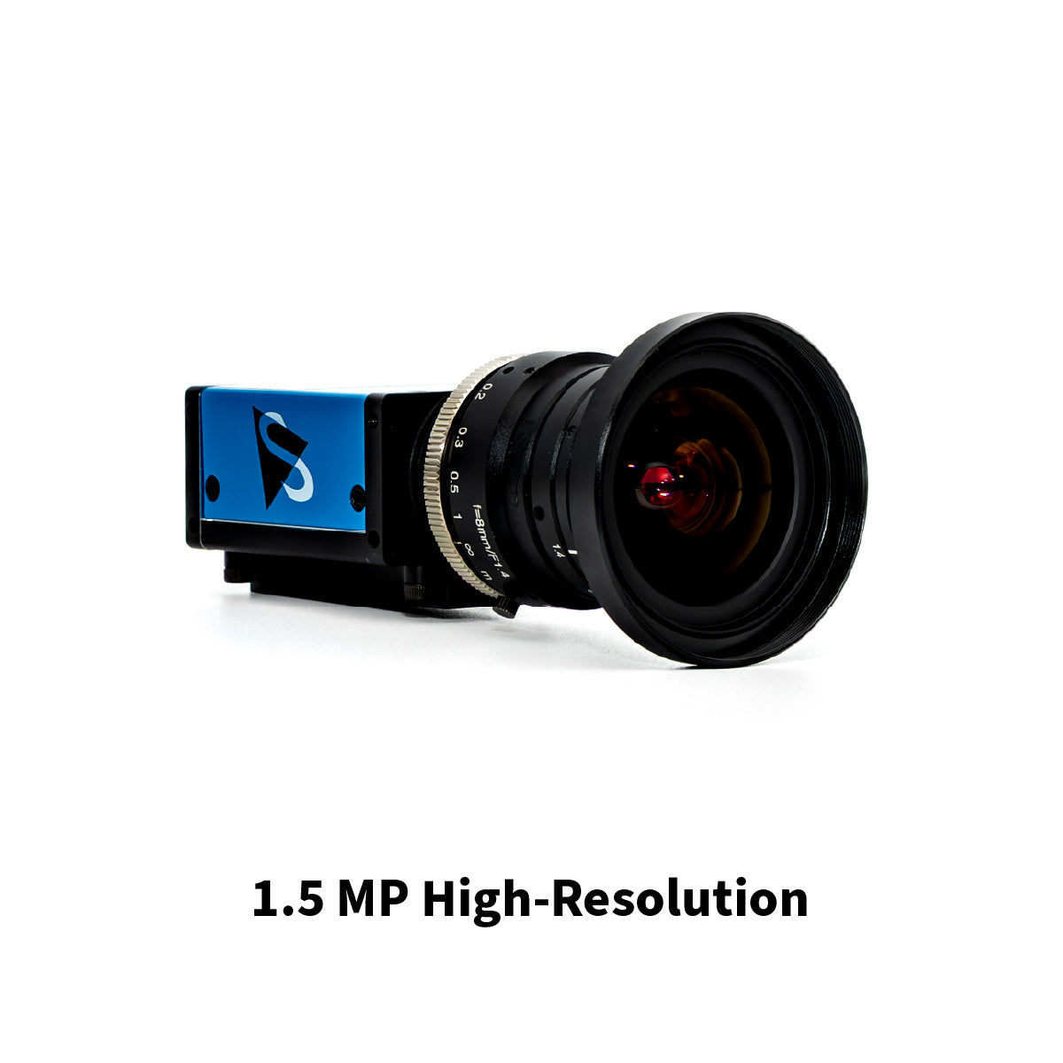 GOYO - GMHR48014MCN, 8mm, 1.5MP, 1in, f/1.4-16, Fixed Focal Lens, C Mount