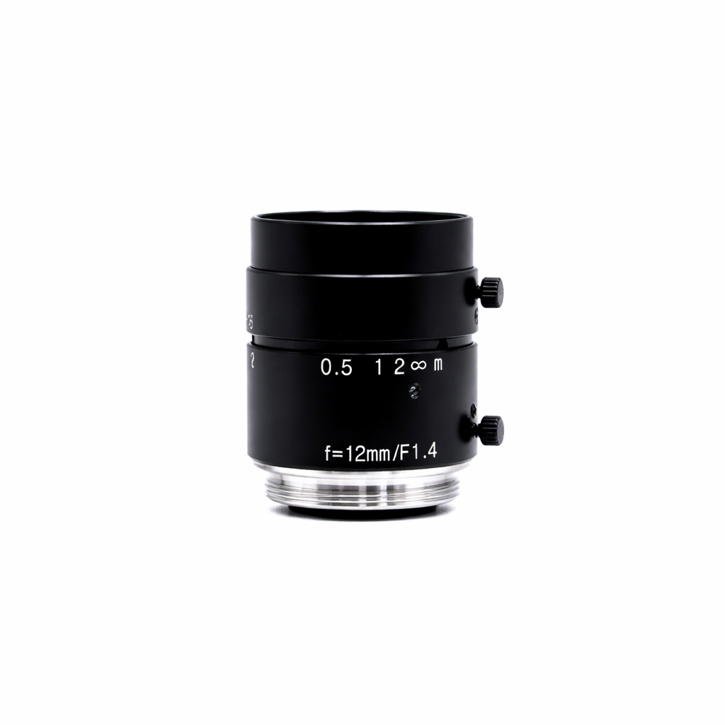 Fixed Focal Lens, 12mm, 2/3in, f/1.4-16, C Mount, Japanese Engineered - GOYO - GMN31214MCN-1