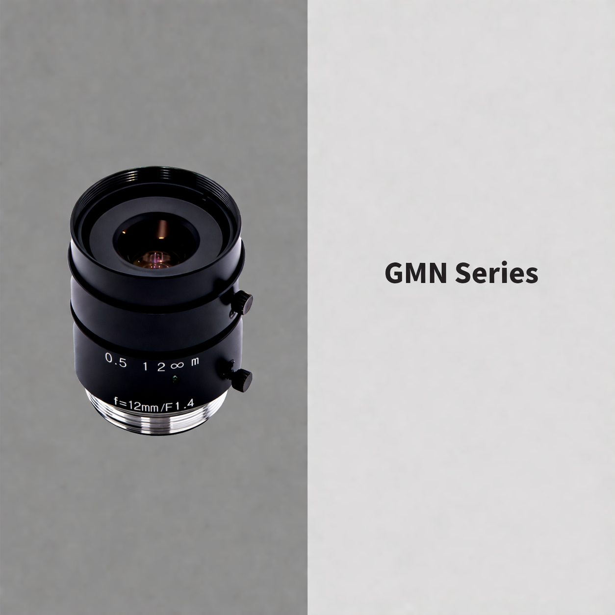 Fixed Focal Lens, 12mm, 2/3in, f/1.4-16, C Mount, Japanese Engineered - GOYO - GMN31214MCN-1
