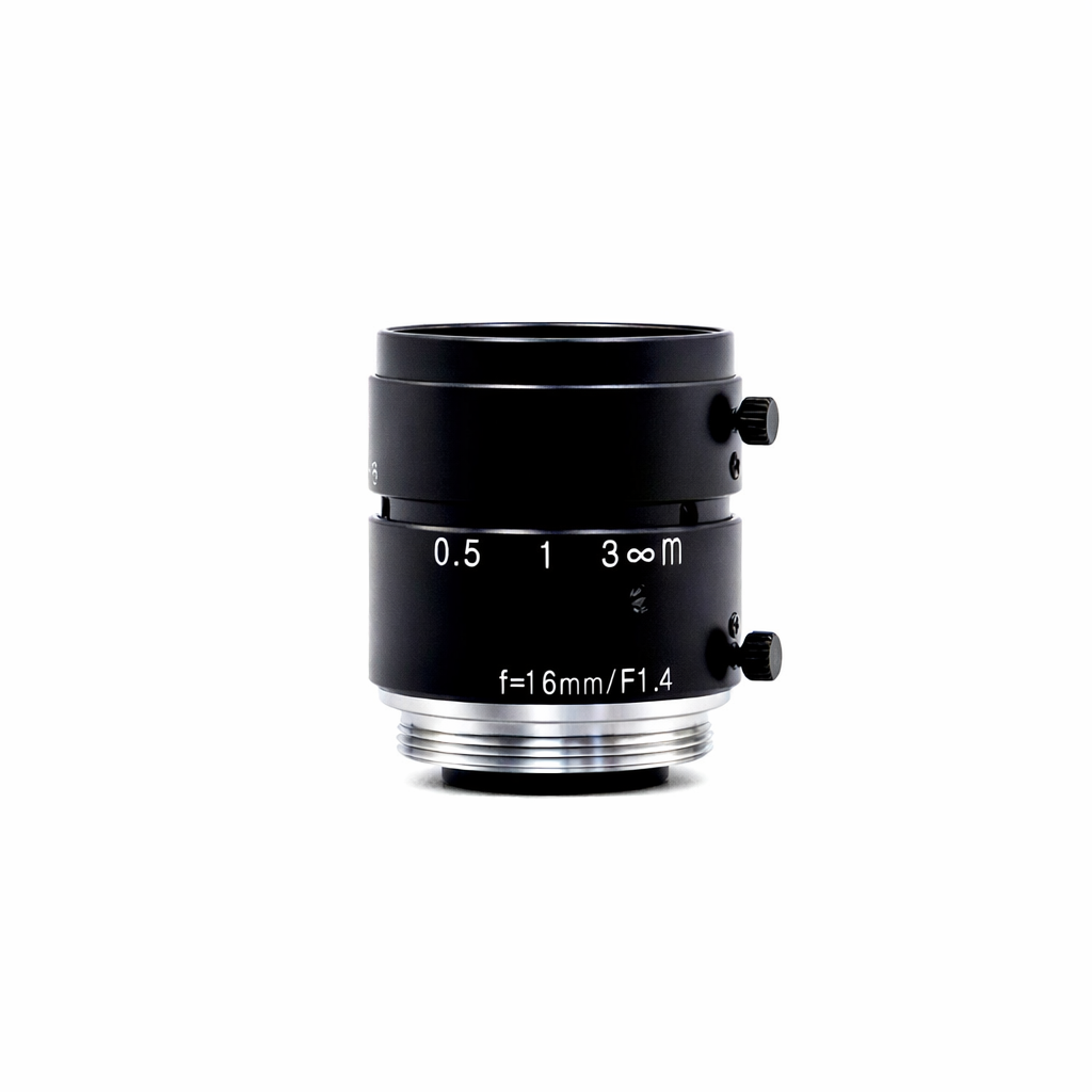 Fixed Focal Lens, 16mm, 2/3in, f/1.4-16, C Mount, Japanese Engineered - GOYO GMN31614MCN-1