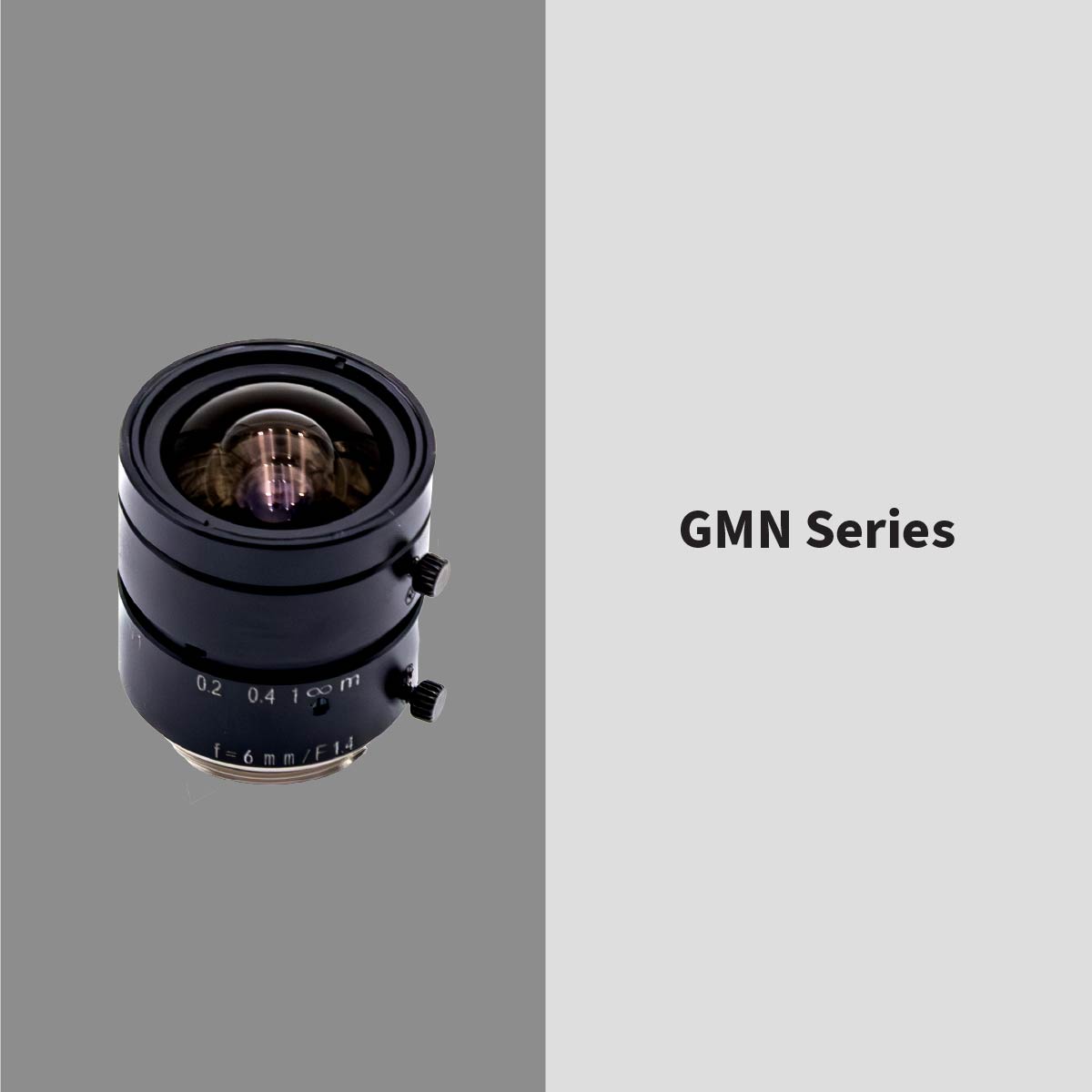 GOYO - GMN36014MCN-1, 6mm, 2/3in, f/1.4-16, Fixed Focal Lens, C Mount