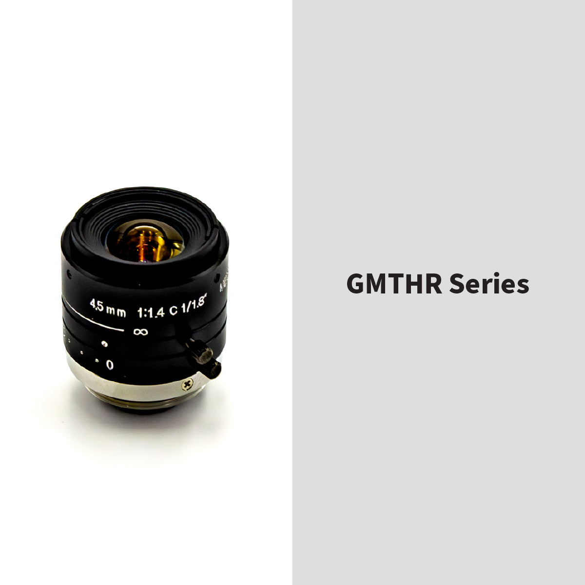 GOYO - GMTHR24514MCN, 4.5mm, 3MP, 1/2in, f/1.4-16, Fixed Focal Lens, C Mount
