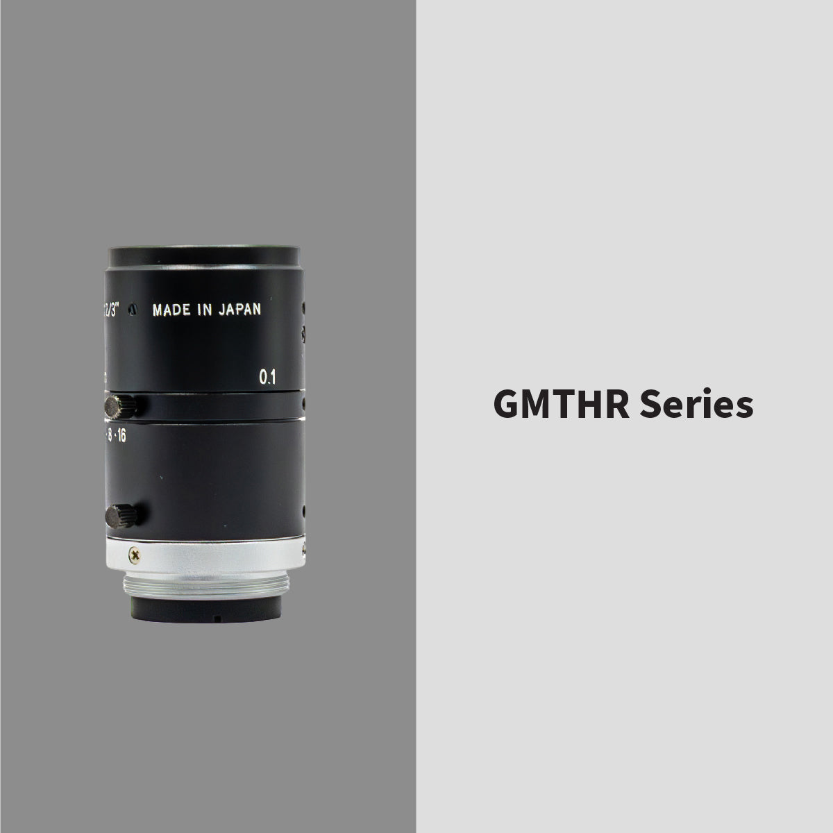 GOYO - GMTHR32514MCN-1, 25mm, 3MP, 2/3in, f/1.45-16, Fixed Focal Lens, C Mount