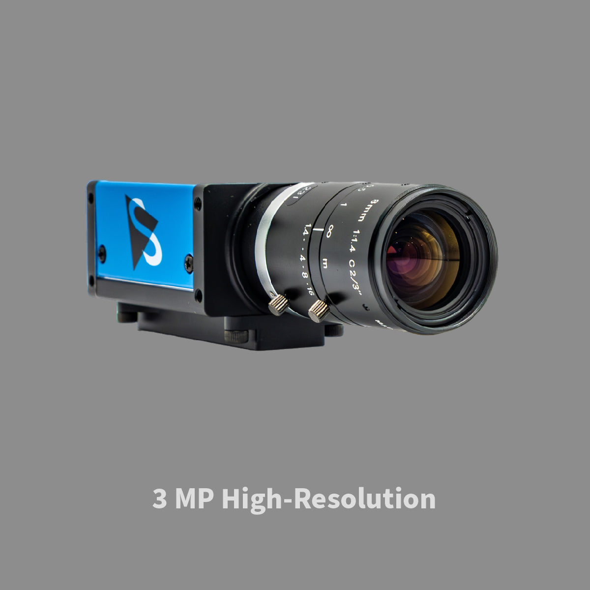 GOYO - GMTHR38014MCN, 8.25mm, 3MP, 2/3in, f/1.45-16, Fixed Focal Lens, C Mount