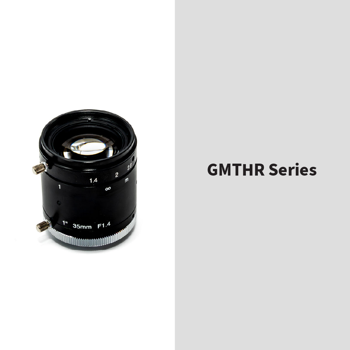 GOYO - GMTHR43514MCN, 35mm, 3MP, 1in, f/1.4-22, Fixed Focal Lens, C Mount