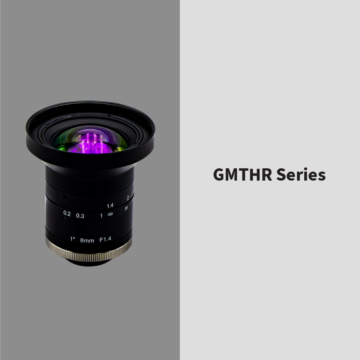 GOYO - GMTHR48014MCN-1-SWIR, 8mm, 1in, f/1.4-22, Fixed Focal Lens, C Mount