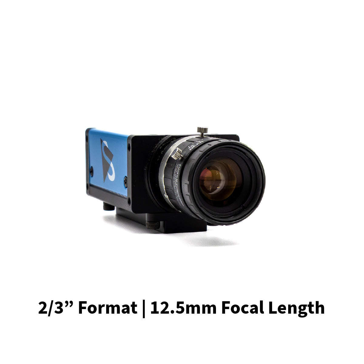 High-Resolution Lens, 12.5mm, 1.5MP, 2/3in, f/1.4-16, Anti-Shock & Vibration, Manual Iris, C Mount - Fujinon HF12.5HA-1S
