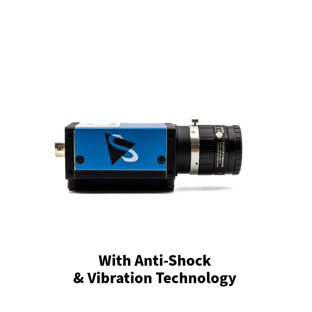 High-Resolution Lens, 12.5mm, 1.5MP, 2/3in, f/1.4-16, Anti-Shock & Vibration, Manual Iris, C Mount - Fujinon HF12.5HA-1S