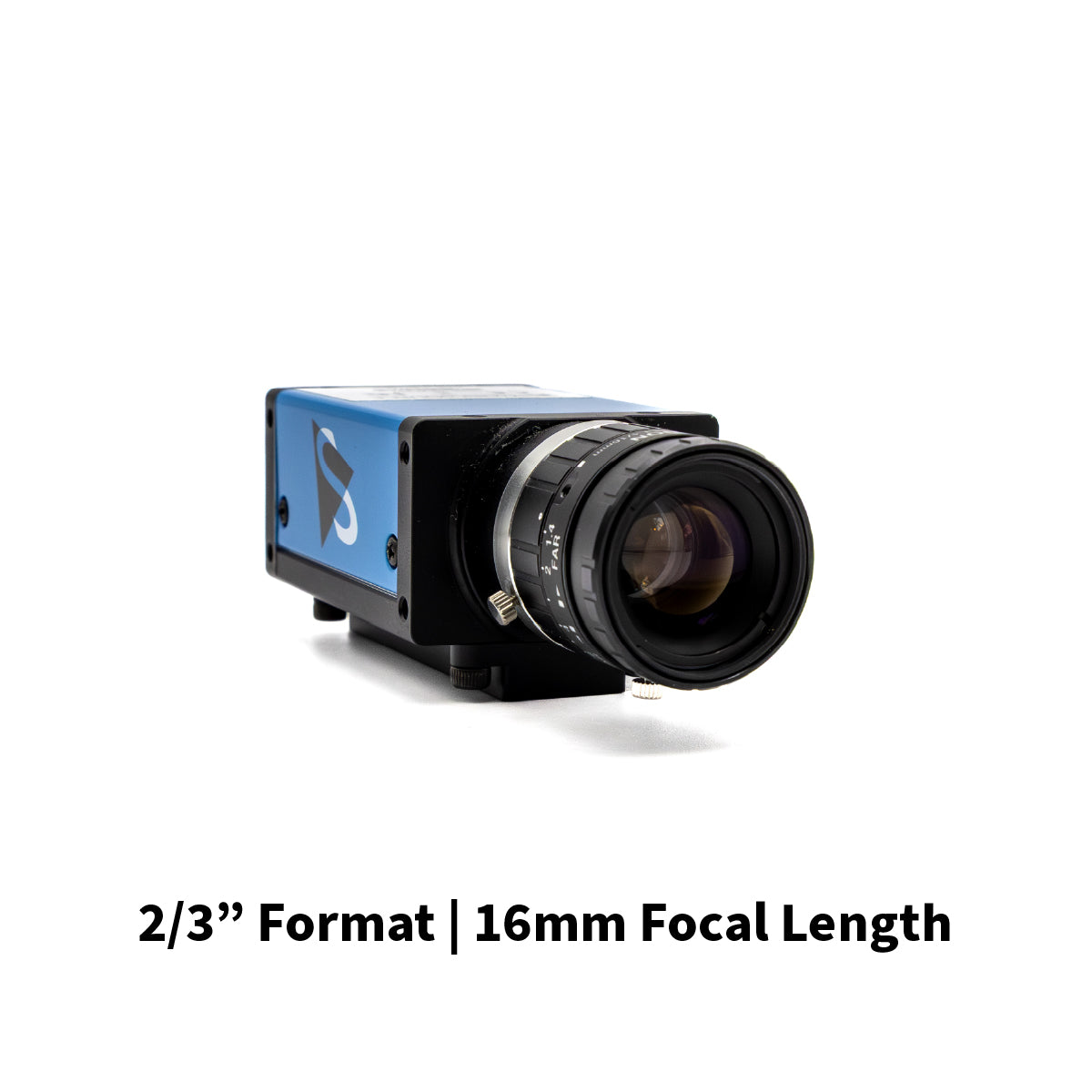 High-Resolution Lens, 16mm, 1.5MP, 2/3in, f/1.4-16, Anti-Shock & Vibration, Manual Iris, C Mount - Fujinon HF16HA-1S