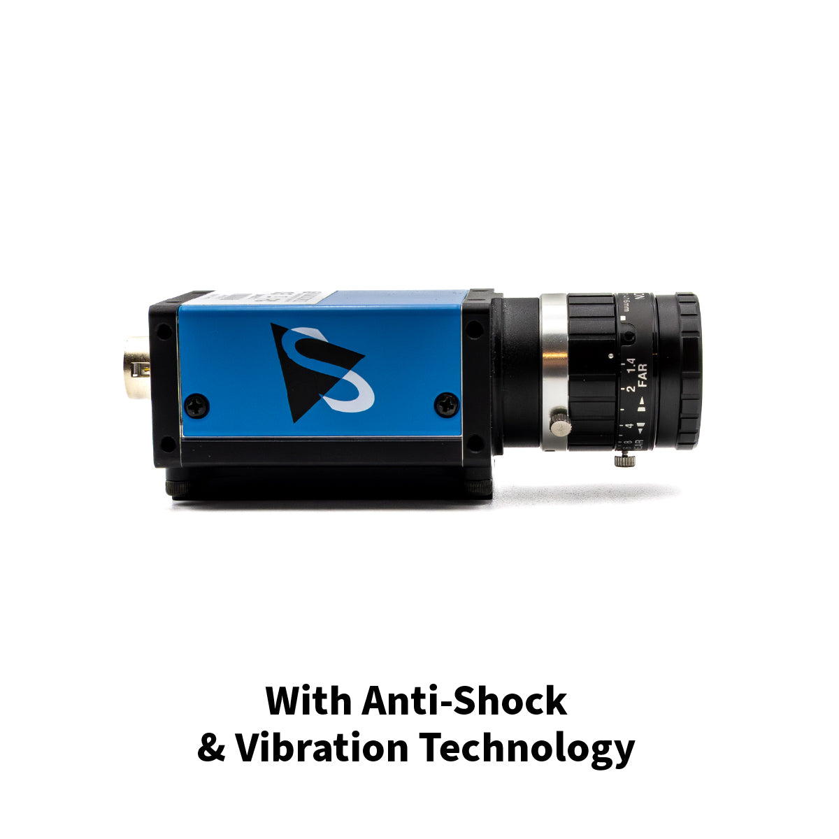 High-Resolution Lens, 16mm, 1.5MP, 2/3in, f/1.4-16, Anti-Shock & Vibration, Manual Iris, C Mount - Fujinon HF16HA-1S