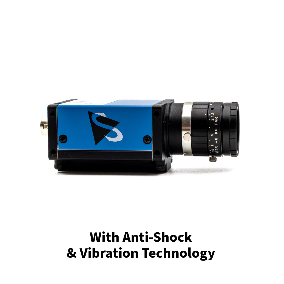 High-Resolution Lens, 35mm, 1.5MP, 2/3in, f/1.6-22, Anti-Shock & Vibration, Manual Iris, C Mount - Fujinon HF35HA-1S