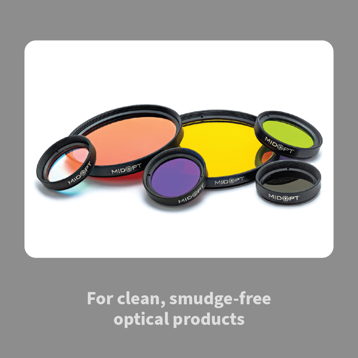 MidOpt - Professional Optics Cleaning Solution + Microfiber Cloth
