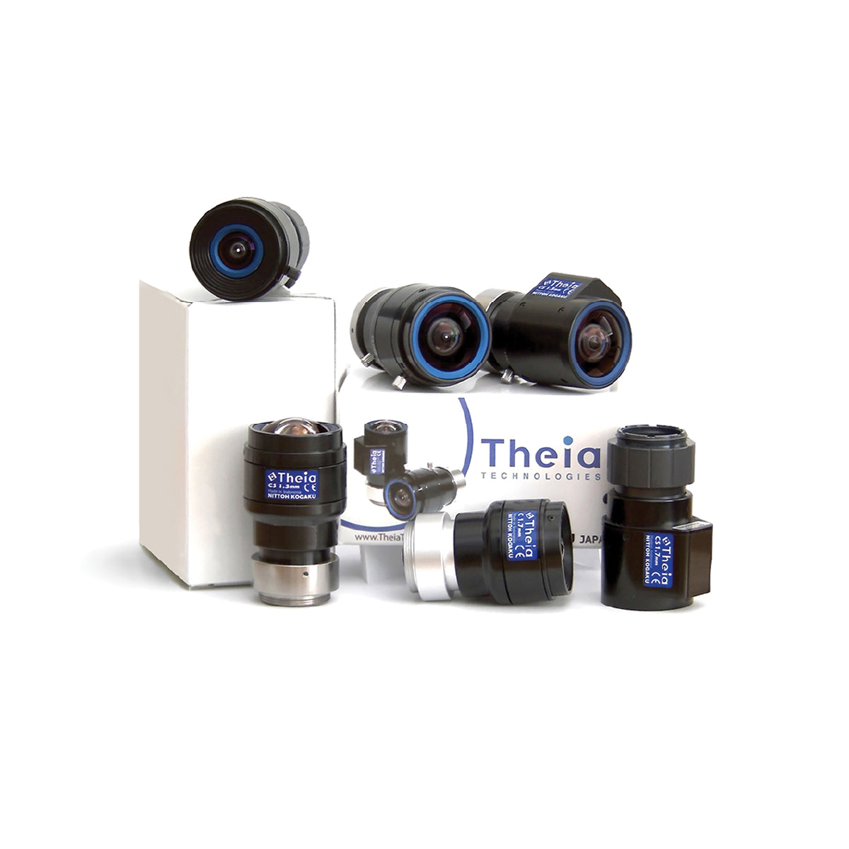 Theia - ML183M 1.8-3mm, 5MP, 1/2.3in, f/1.8-Close, Day/Night, Ultra-Wide, Low-Distortion Varifocal Lens, Manual Iris, C Mount