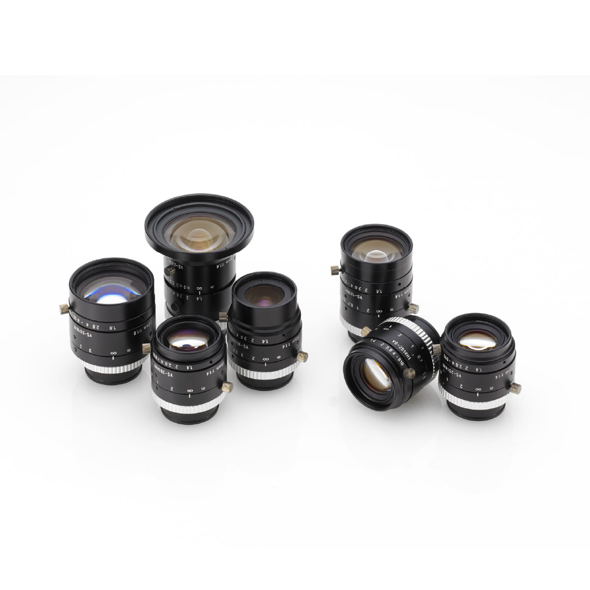 Fixed Focal Lens, 8mm, 5MP, 1in, f/1.4, C-Mount, VS-H1 Series – VS Technology VS-0814H1